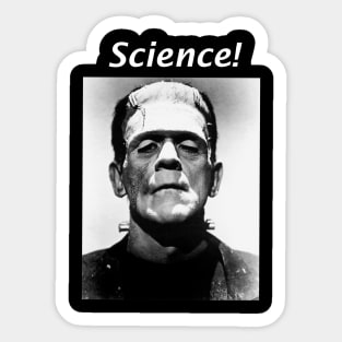 Frankenstein Science Sticker